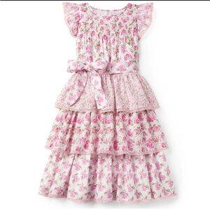 LoveShackFancy x American Girl Garden Party Midi Dress Girls Size 6 *MISSING BOW